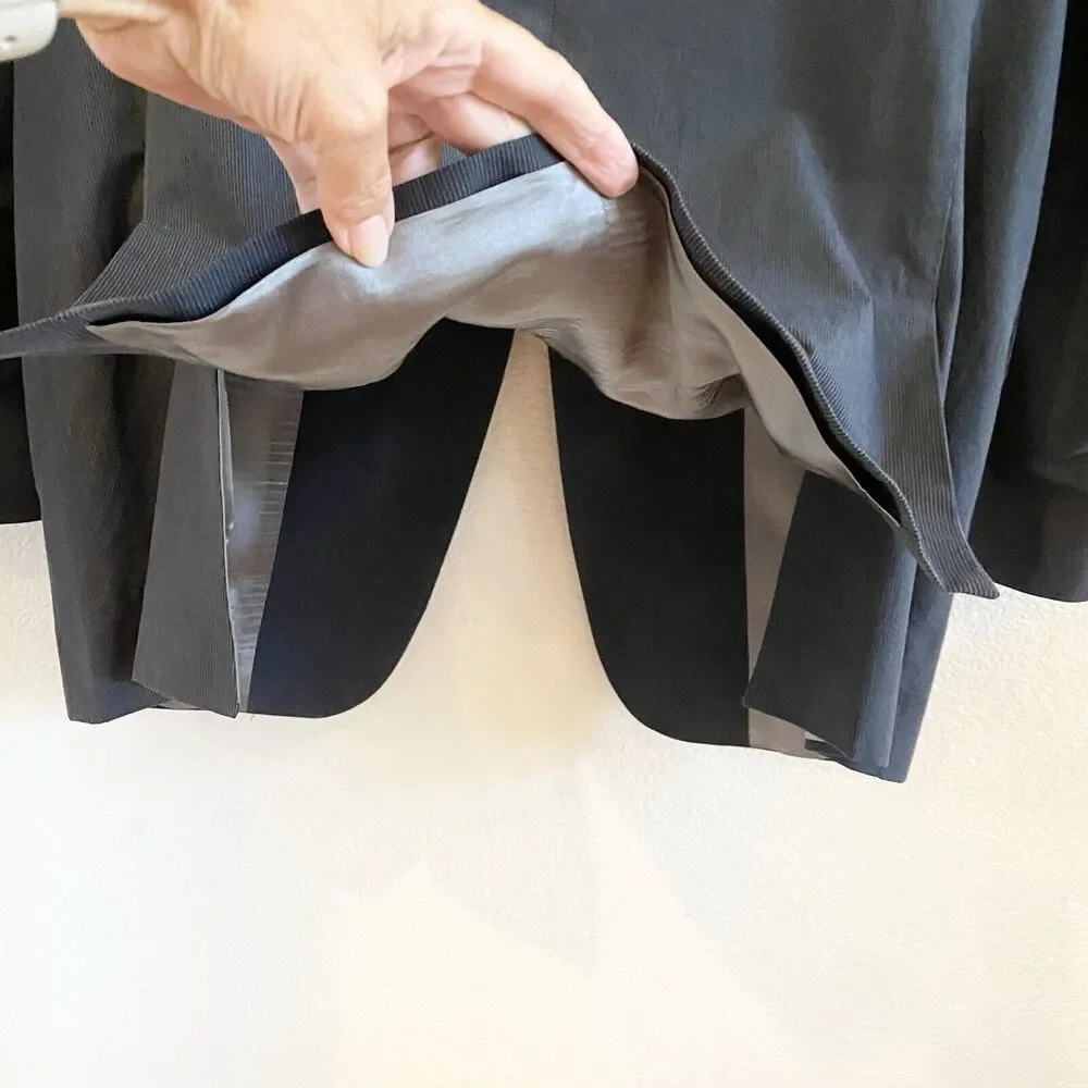 BANANA REPUBLIC Men's 44 Regular Black Sport Coat Notched Collar 100%‎ Cotton